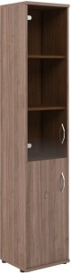 Шкаф колонка комбинированная СУ-1.2(L) Ясень Шимо 406*365*1975