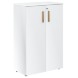 Шкаф с глухими средними дверьми и топом FMC 80.1(Z) Белый премиум/Белый премиум 802х429х1213 FORTA
