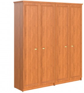 Шкаф высокий 2-х секционный с глухими дверьми RHC 180.1 Орех Гарда 1808х466х2023