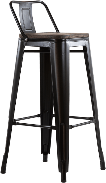 Стул Tolix Wood LB барный