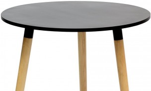 Стол Oslo Round BK, d-80 см