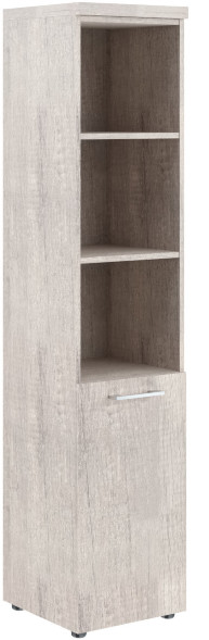 Шкаф колонка (L) с глухой малой дверью и топом THC 42.5(L) дуб Каньон Z 430х452х1968